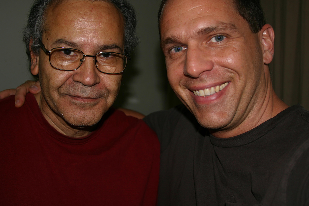 Mark brown con Henry Martinez en Maracay, 2008 Libro real de la musica venezolana